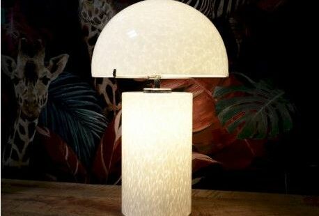 Lampe champignon blanche - Pujol maison