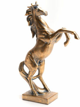 sculpture cheval or