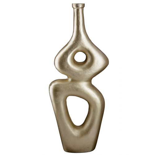 Vase Formas design doré - 29 cm - Pujol maison