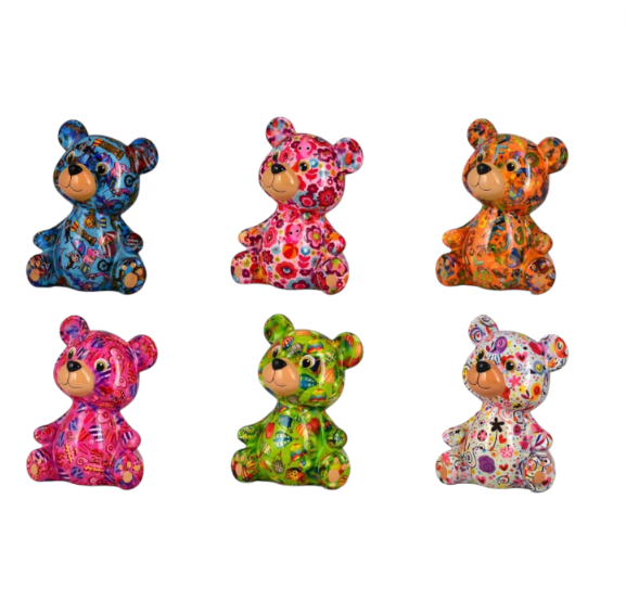 POMME PIDOU - Tirelire Ours Toto - Taille M