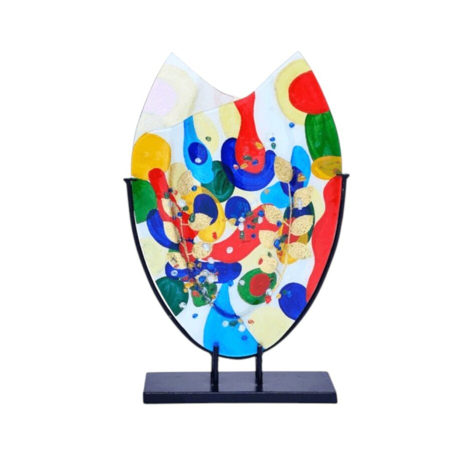 Vase œuf  - Multicolore "Mia"