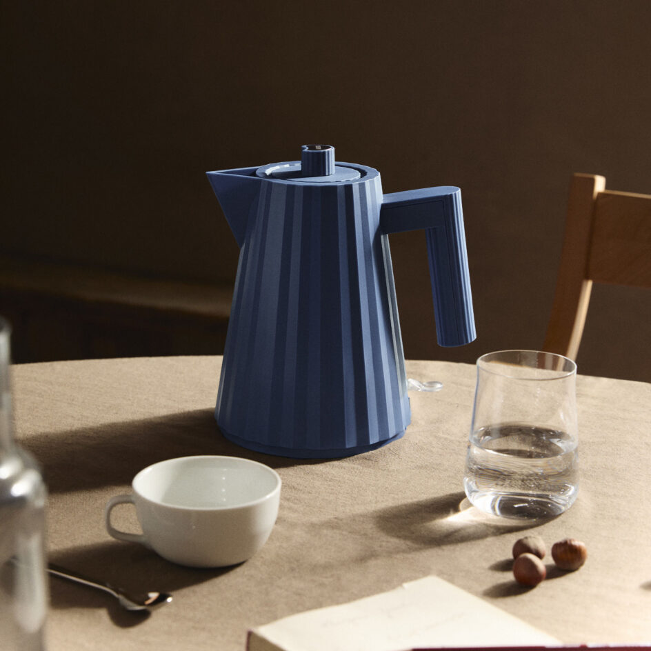 ALESSI - Bouilloire Plissée - Bleue Electrique - 1.7L