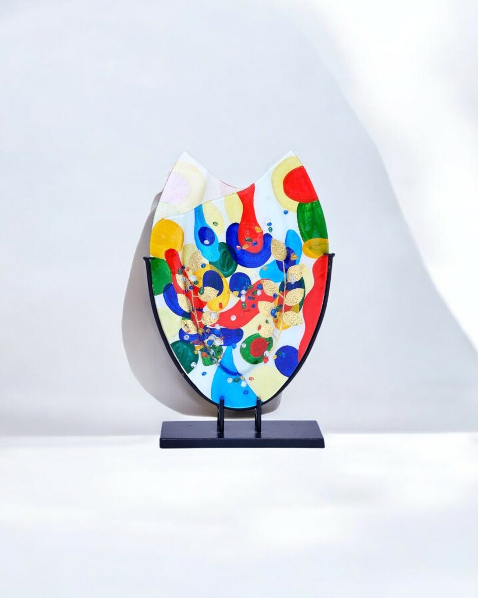 Vase œuf  - Multicolore "Mia"