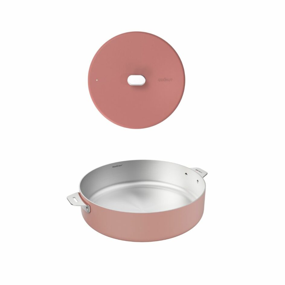 COOK'UT - Sauteuse et couvercle Ø28cm "La Merveilleuse - Guimauve"