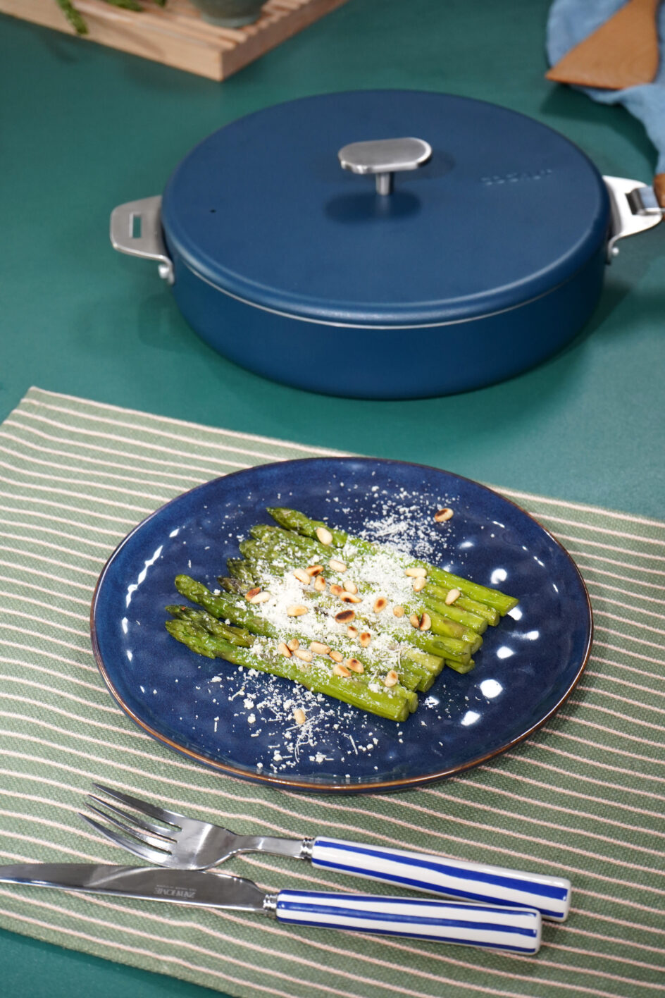 COOK'UT - Poêle et couvercle Ø24cm "La Merveilleuse - Myrtille"
