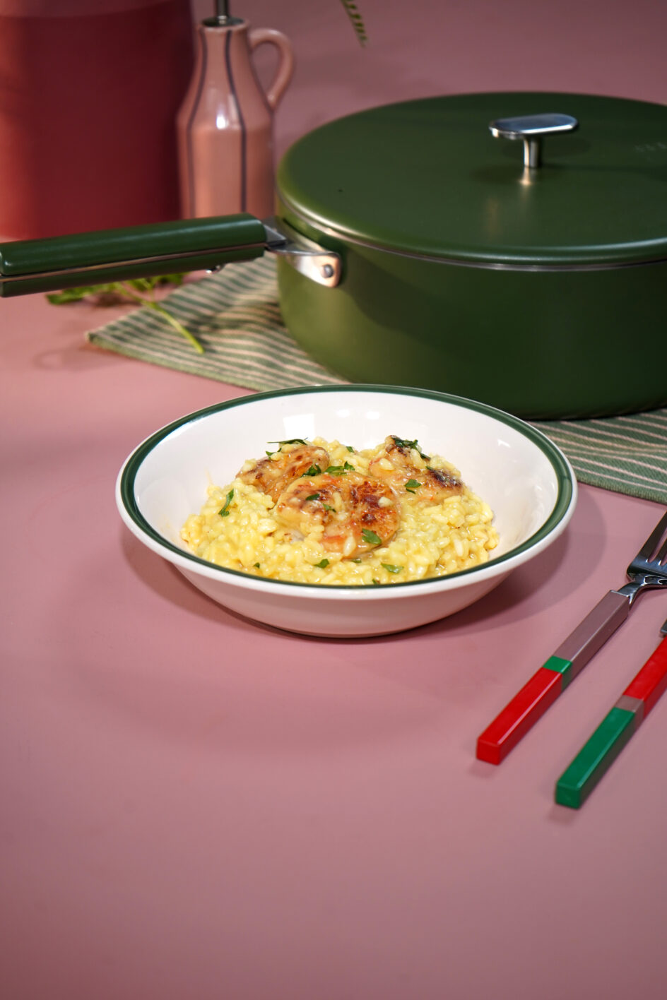 COOK'UT - Sauteuse et couvercle Ø28cm "La Merveilleuse - Fougère"