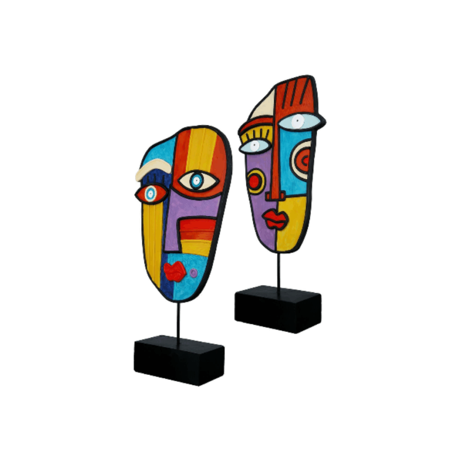 Sculpture Visage Abstrait