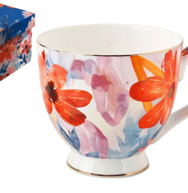 Tasse déjeuner 500ml "Aquarelle"