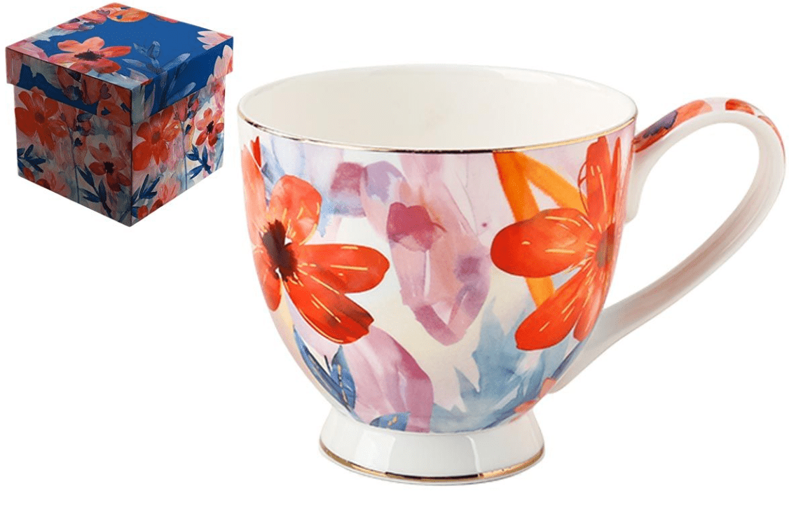 Tasse déjeuner 500ml "Aquarelle"