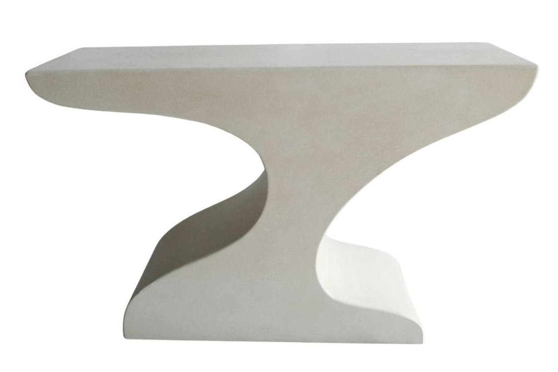 Console courbes fluides sable - GALET