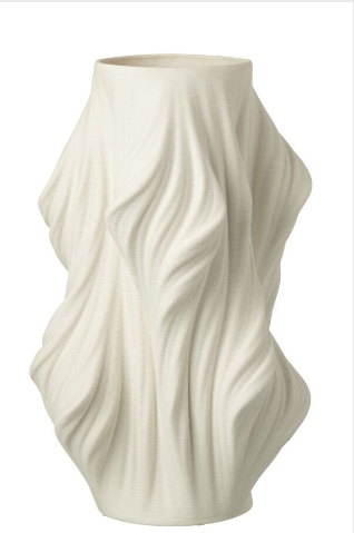 Vase-3D-Porcelaine-blanche-40 cm.