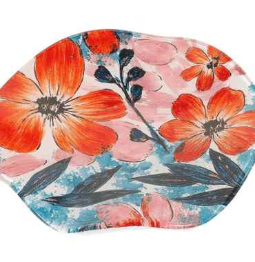 Plat rond "Aquarelle" Ø25cm