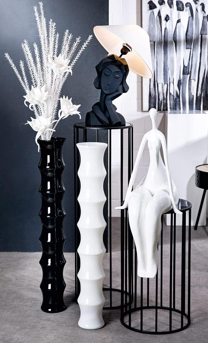 Vase "Bamboo" Noir- H85cm – Image 2
