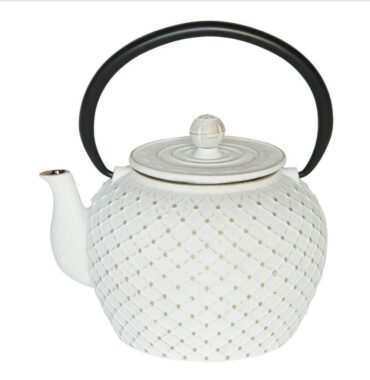 Théière en fonte "Hokkaido"Blanche.