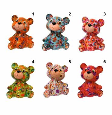 POMME PIDOU - Tirelire Ours Toto - H19cm