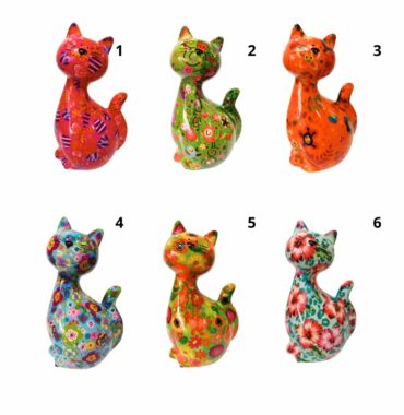 POMME PIDOU - Tirelire Chat Caramel - H22cm