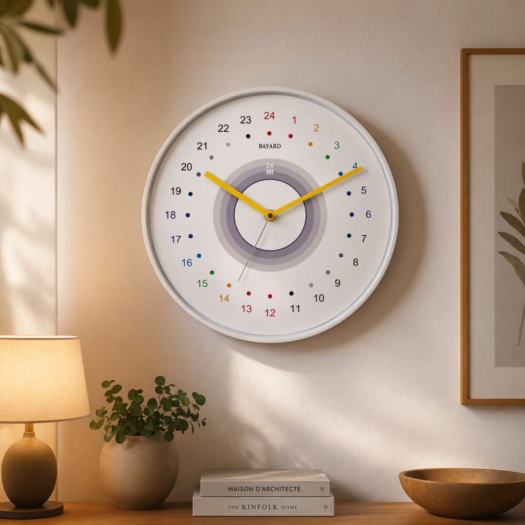 Pendule Murale "Bayard-24 heures" – Image 2