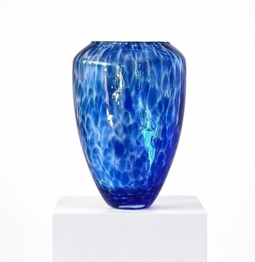 Vase-"Cresla"-Bleu-30 cm.