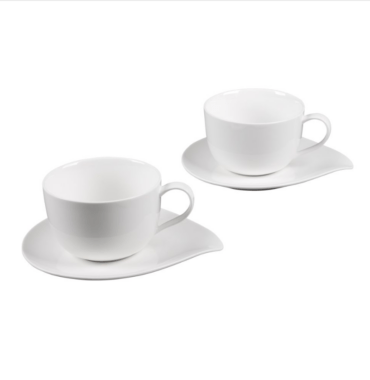 Coffret de 2 Tasses à Déjeuner "Pétale".