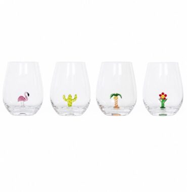 Lot de 4 Verres "Fidji"