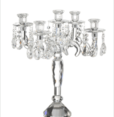 Chandelier 5 Branches Crystal.