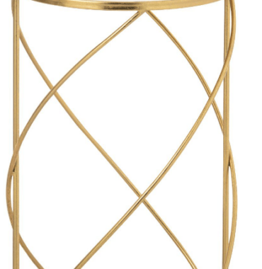 Sellette en Métal Doré 60cm.