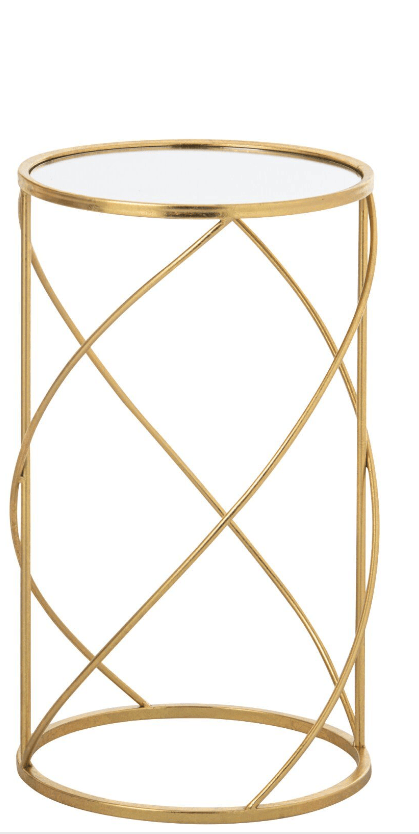 Sellette en Métal Doré 60cm.