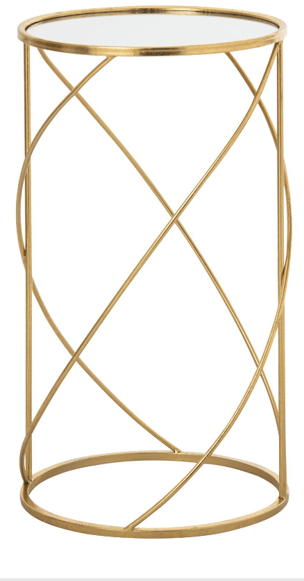 Sellette en Métal Doré 70 cm.