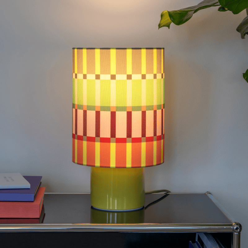 Lampe Alma en céramique avec abat-jour textile - H36cm – Image 2